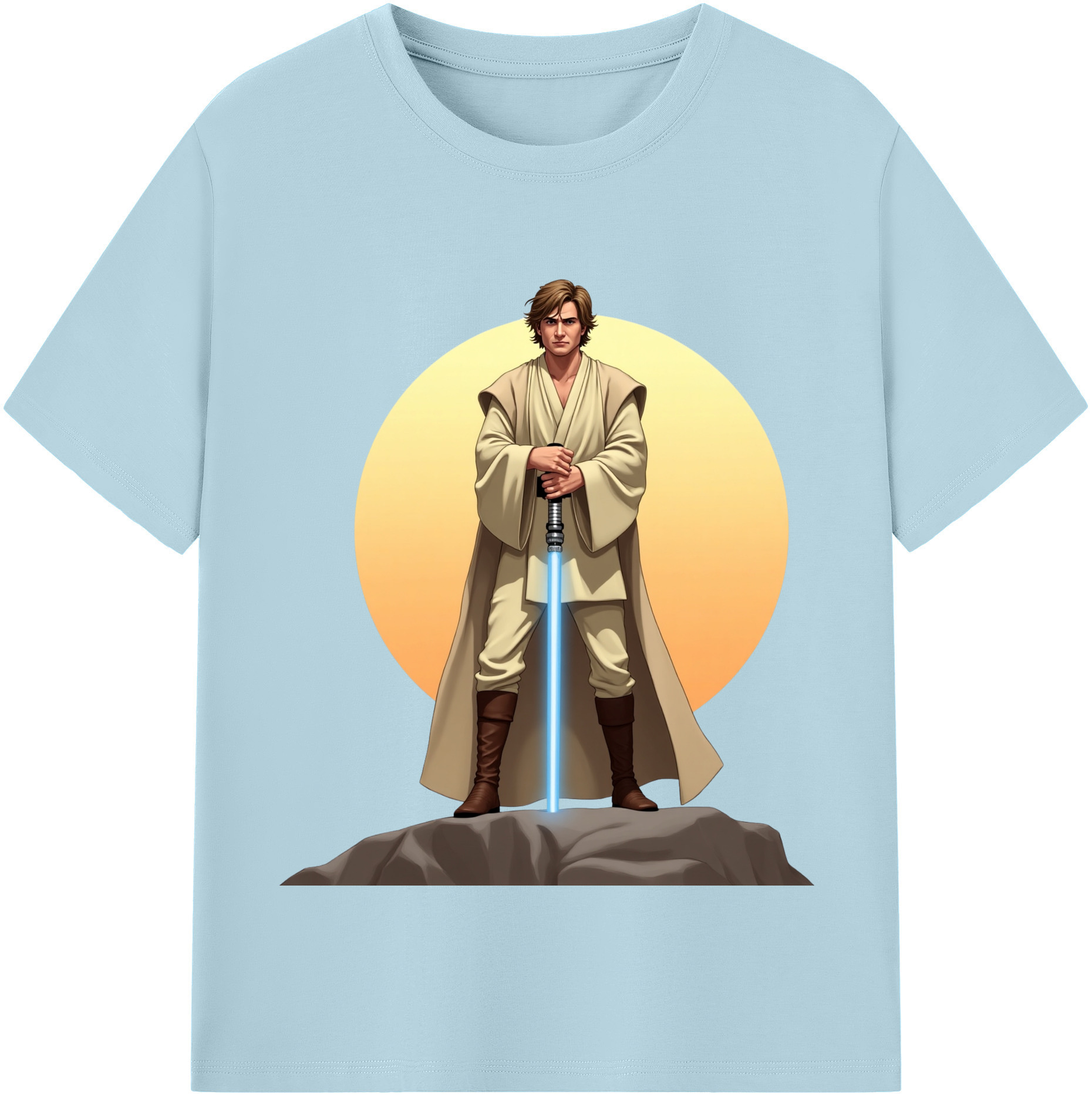 （画像用） スター・ウォーズ Star Wars 綿100％半袖Tシャツ（フロントプリント）